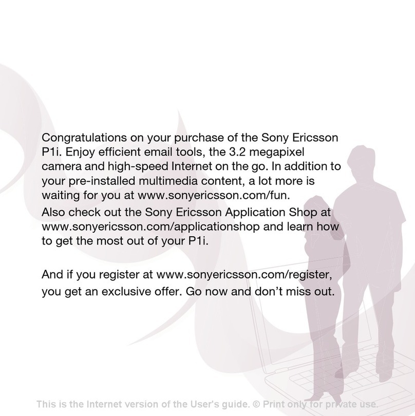 Sony Ericsson P1i Bedienungsanleitung