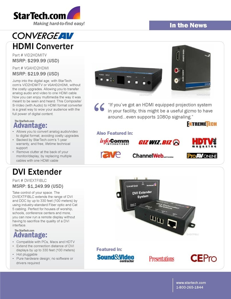 StarTech.com VID2HDMITV Betriebsanleitung StarTech.com VID2HDMITV Betriebsanleitung
