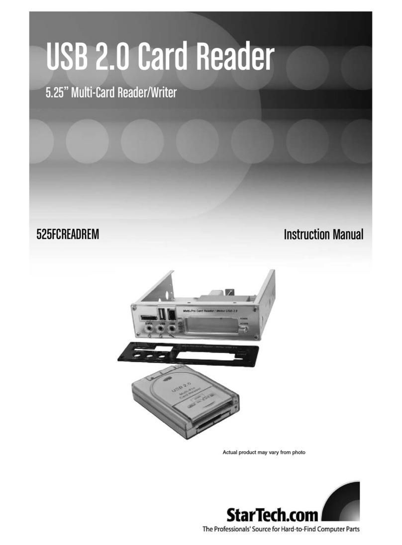StarTech.com 525FCREADREM Bedienungsanleitung