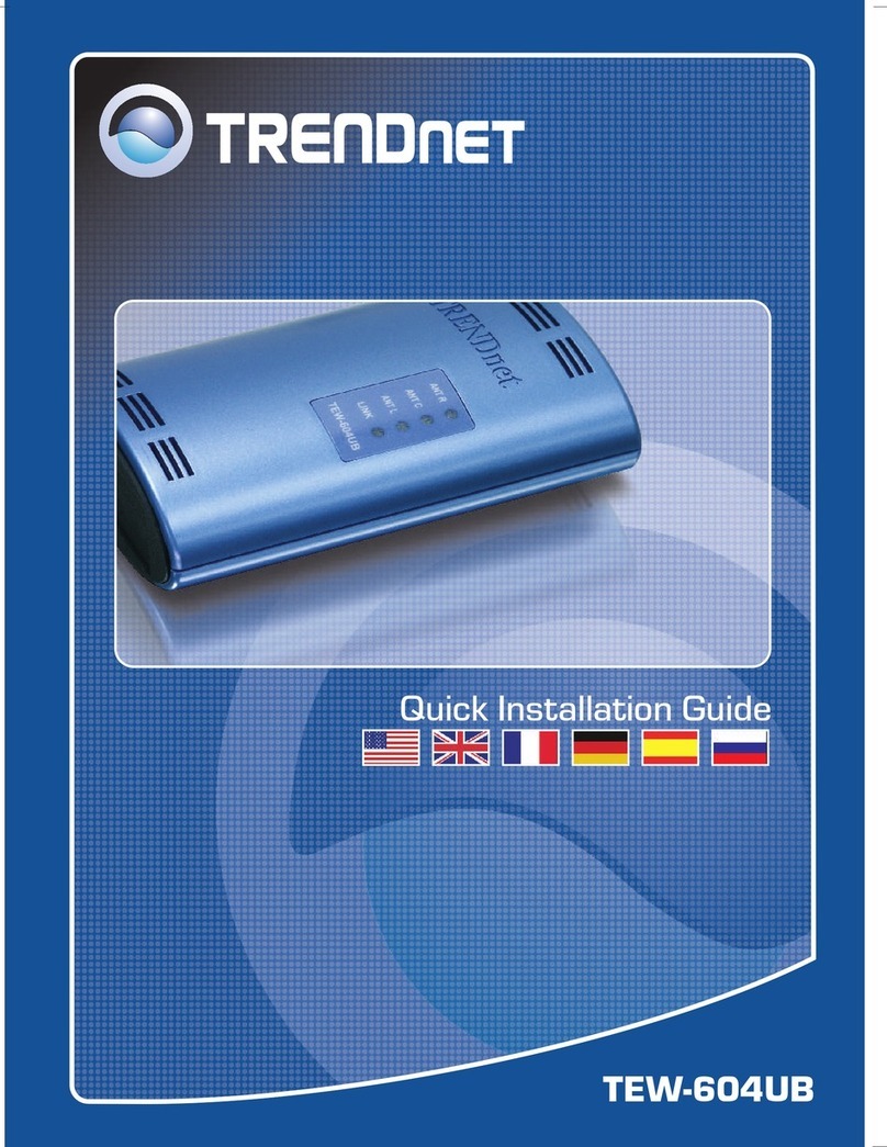 TRENDnet TEW-604UB Bedienungsanleitung