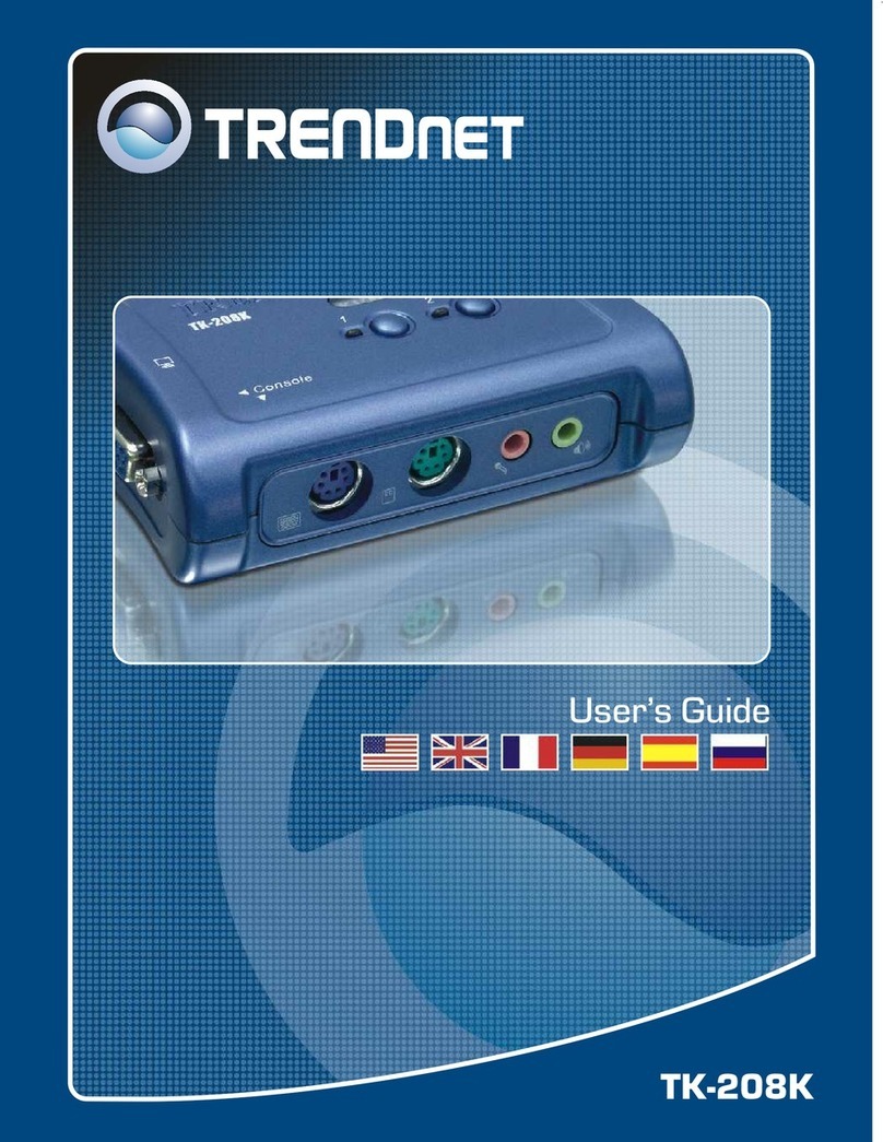 TRENDnet TK-208K Bedienungsanleitung