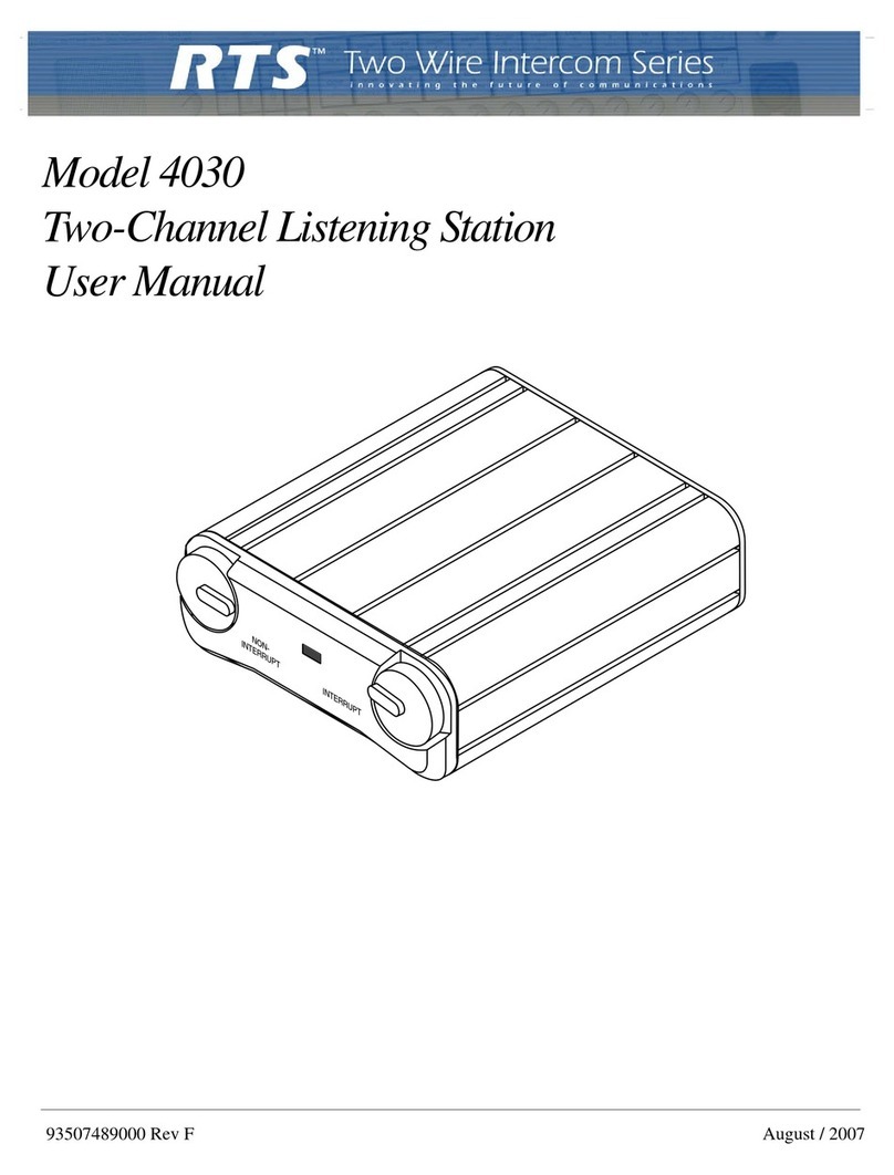 Telex 4030 Bedienungsanleitung