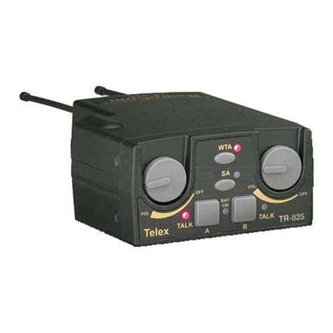 Telex RadioCom TR-825 Technisches Handbuch