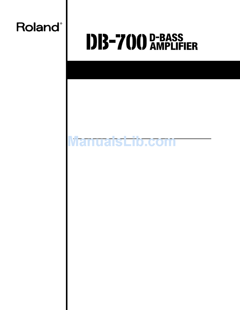 Roland DB-700 Bedienungsanleitung Roland DB-700 Bedienungsanleitung