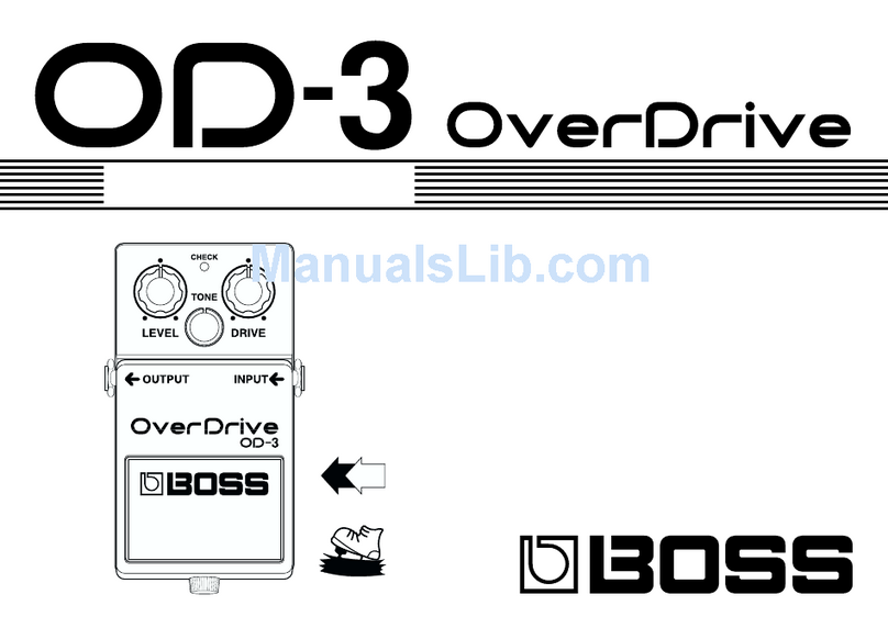 BOSSCO OD-3 Bedienungsanleitung