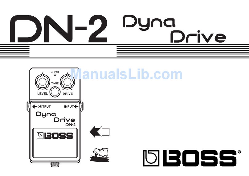 BOSSCO DN-2 Dyna Drive Bedienungsanleitung