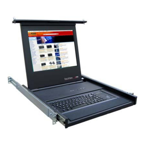 Rose electronics RackView RV1-CKVM15A Bedienungsanleitung