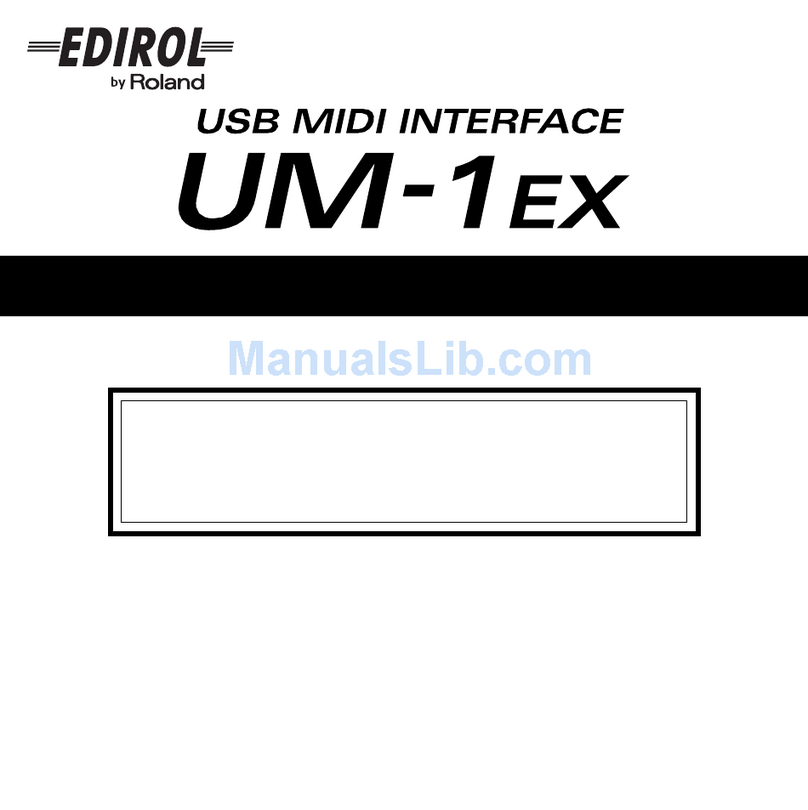 Edirol UM-1EX Bedienungsanleitung