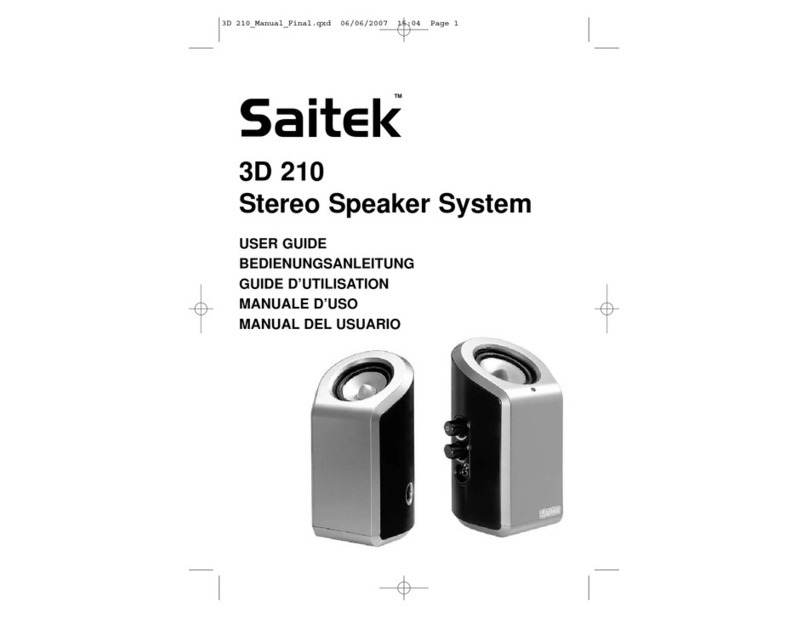 Saitek 3D 210 Bedienungsanleitung