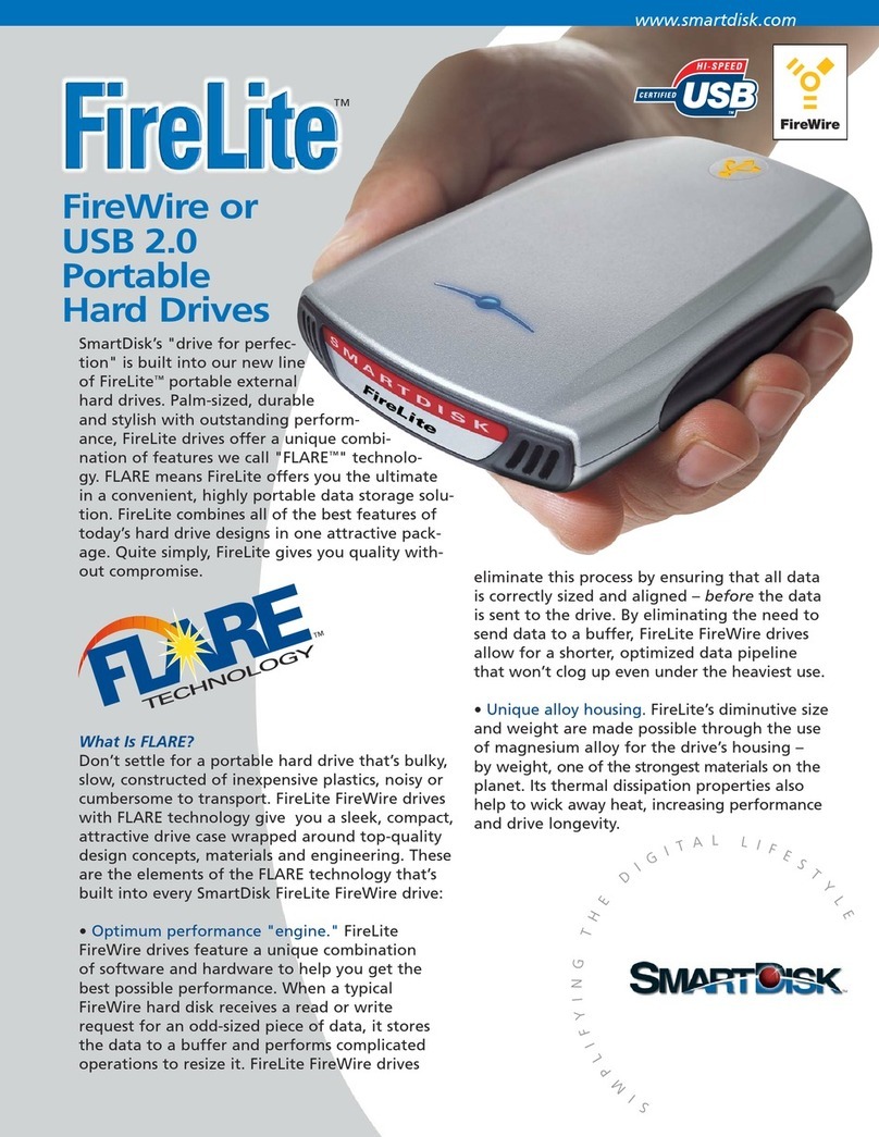 SmartDisk FireLite Bedienungsanleitung