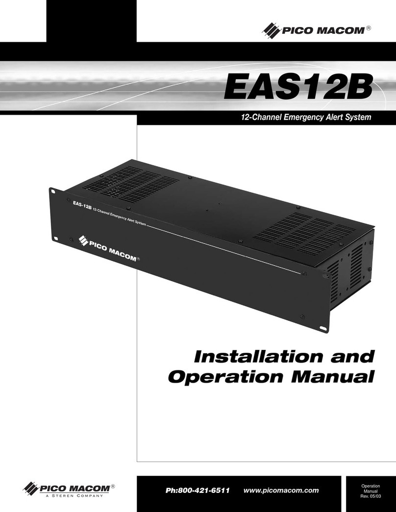 Pico Macom EAS12B Bedienungsanleitung