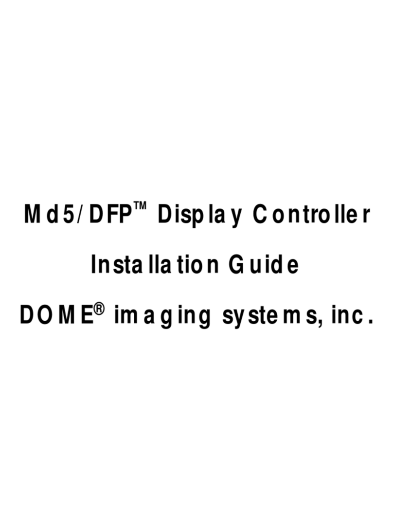 Planar DOME Md5/DFP Bedienungsanleitung
