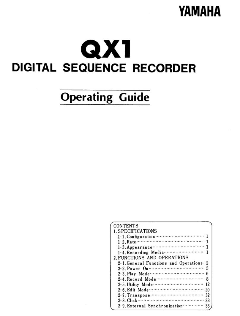 Yamaha QX1 Bedienungsanleitung Yamaha QX1 Bedienungsanleitung