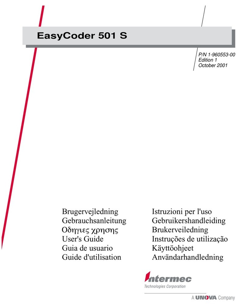 Intermec EasyCoder 501S Bedienungsanleitung