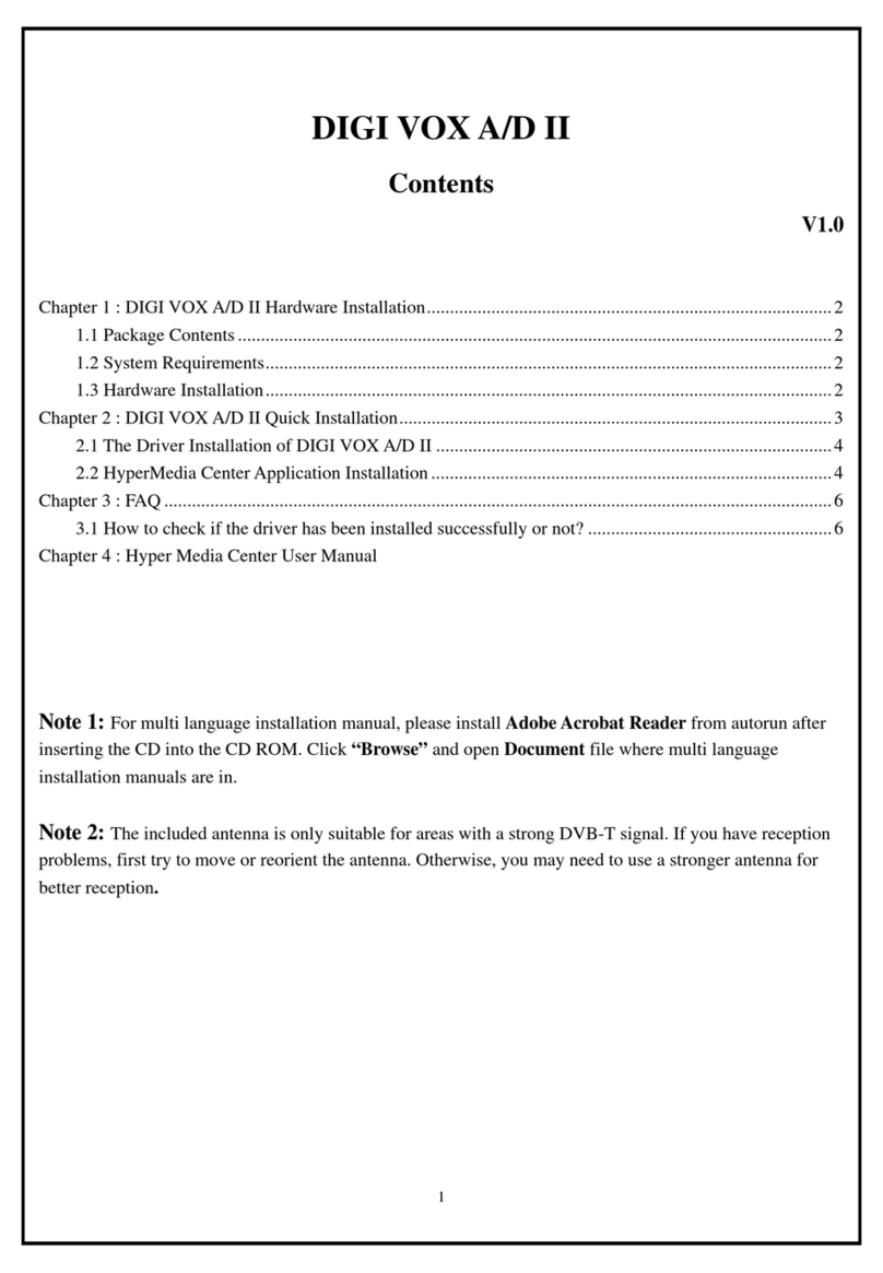 MSI DigiVOX A/D Bedienungsanleitung