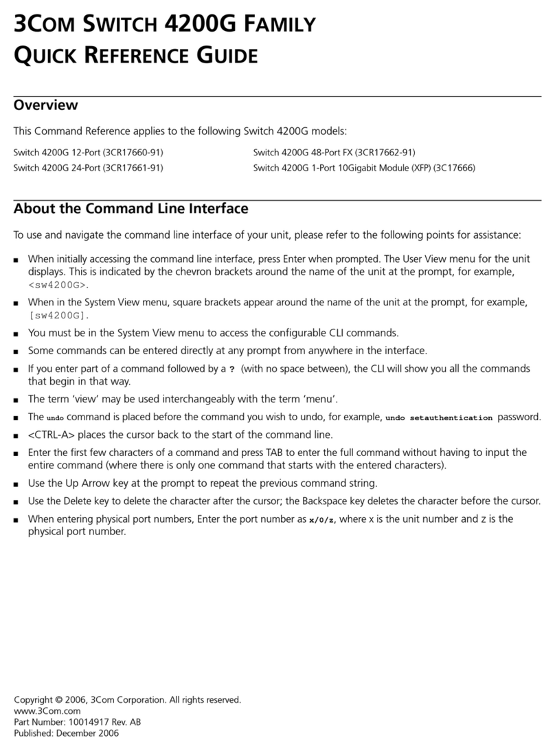 3Com 4200G PWR Bedienungsanleitung 3Com 4200G PWR Bedienungsanleitung