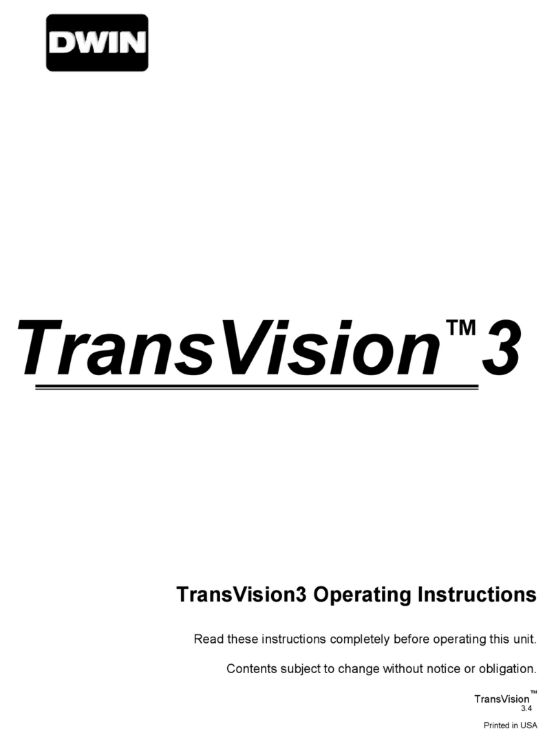 Dwin TransVision 3 Bedienungsanleitung