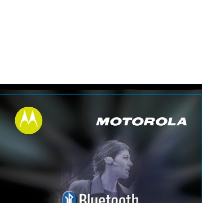 Motorola BLUETOOTH WIRELESS HEADSET Bedienungsanleitung