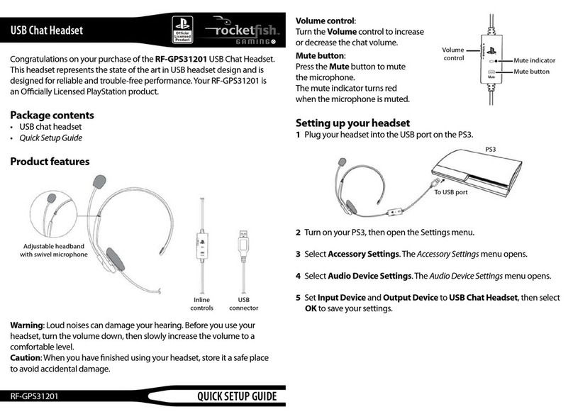 Rocket Fish RF-GPS31201 Bedienungsanleitung