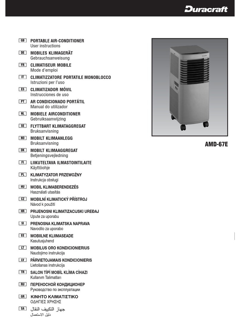Duracraft AMD-67E Bedienungsanleitung Duracraft AMD-67E Bedienungsanleitung