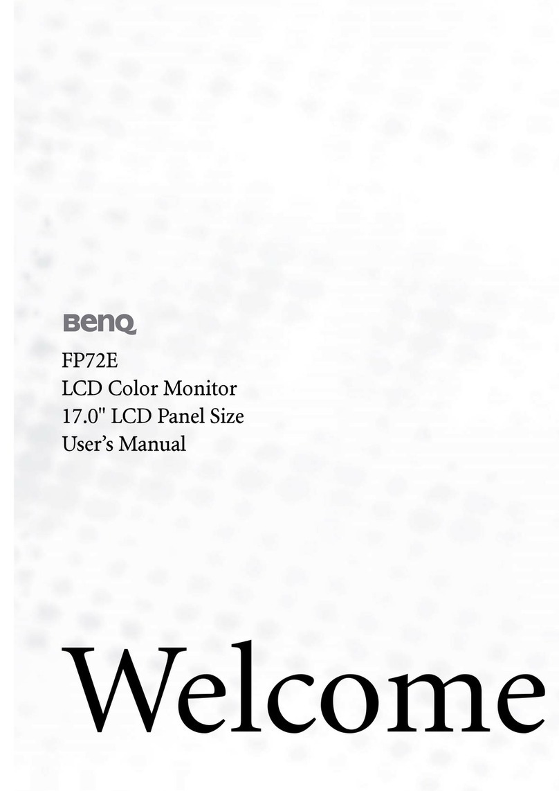 BenQ FP72E Bedienungsanleitung