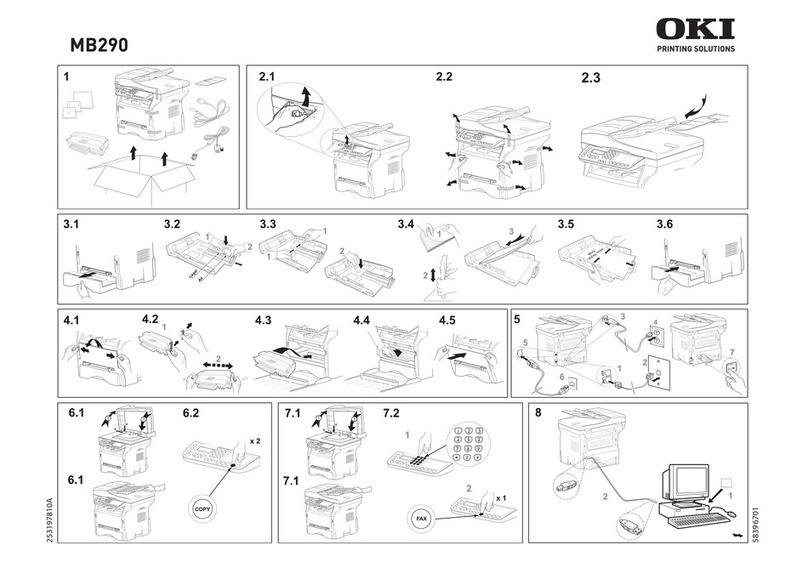 Oki MB290 Bedienungsanleitung