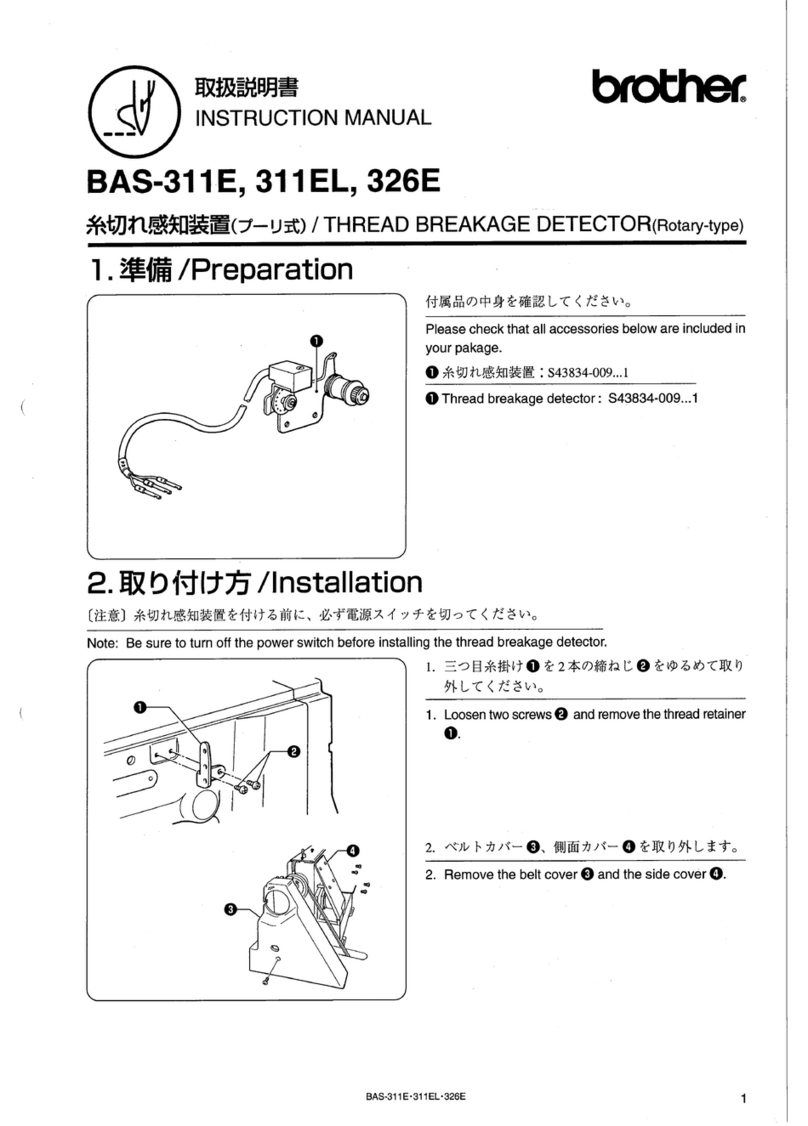 Brother BAS-311E Bedienungsanleitung