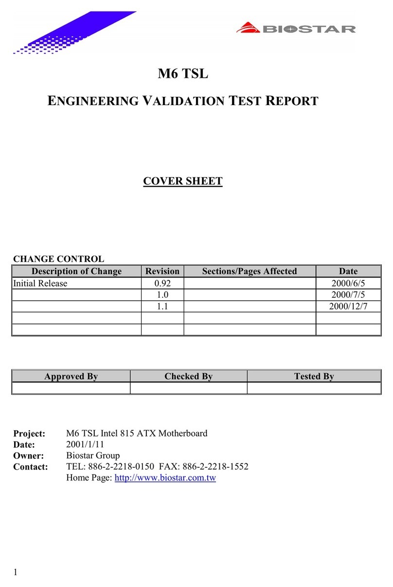 Biostar M6TSL Bedienungsanleitung