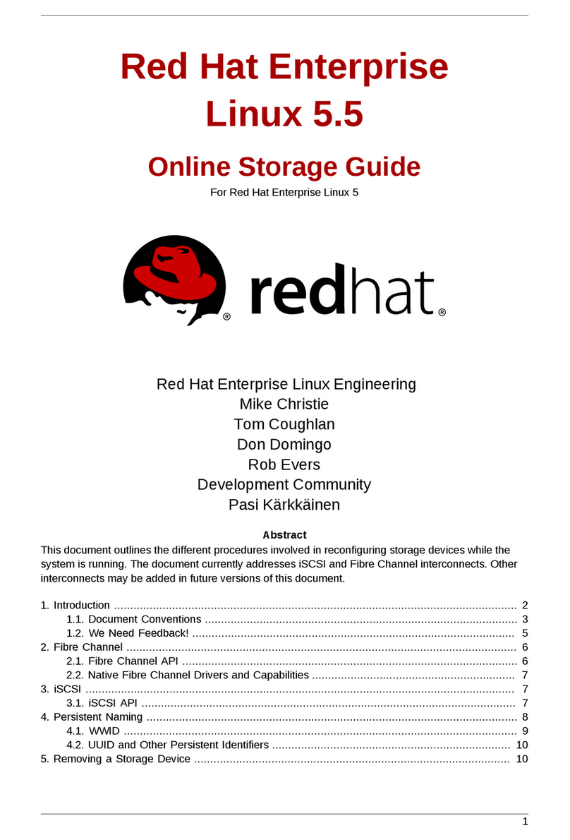 Red Hat ENTERPRISE LINUX 5.5 - S 2010 Bedienungsanleitung
