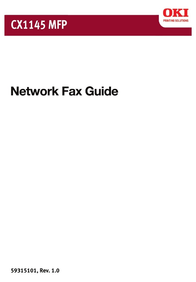 Oki CX 1145 MFP Montage- und Wartungsanleitung