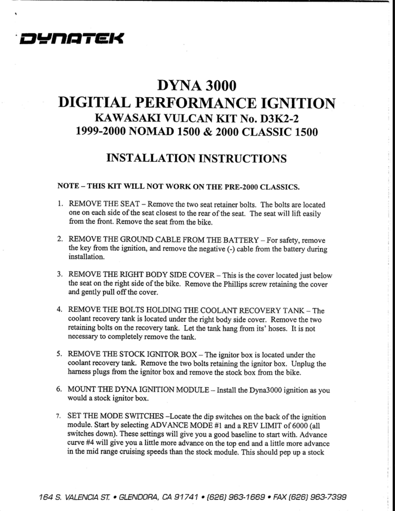 DYNATEK D3K2-2 Bedienungsanleitung