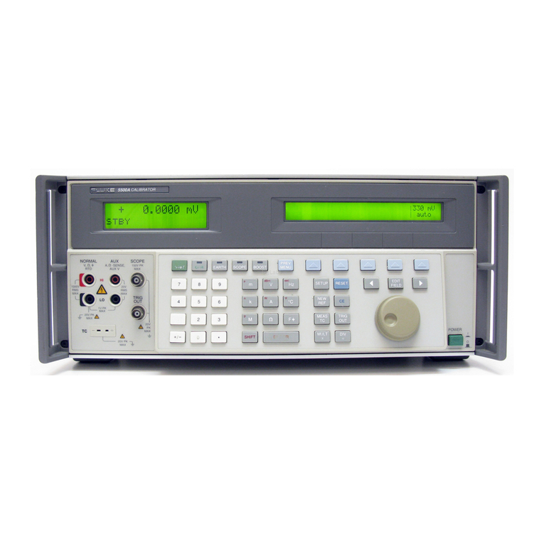 Fluke 5500A Bedienungsanleitung