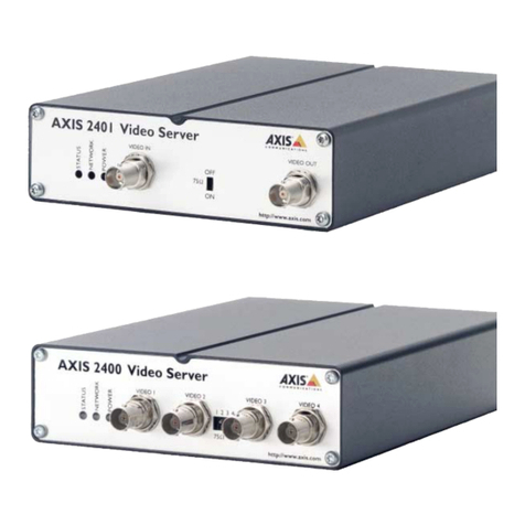 Axis 2400 - PHP3 GUIDE Bedienungsanleitung