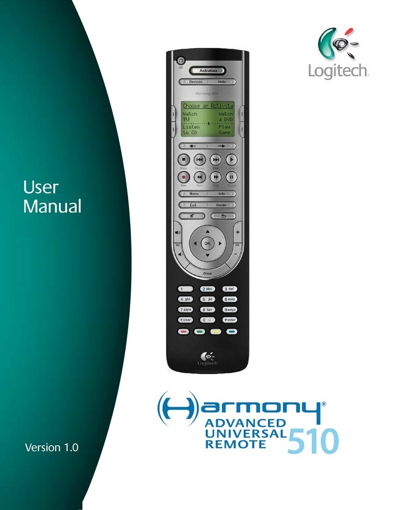 Logitech 915-000085 - Harmony 510 Advanced Universal Remote... Bedienungsanleitung