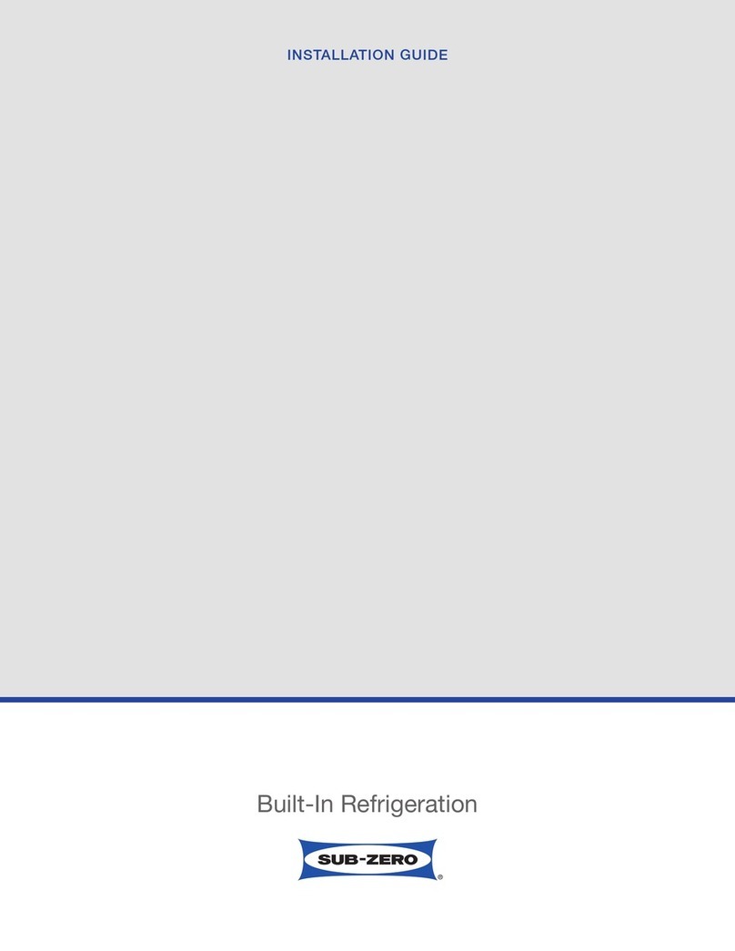 Sub-Zero 736TCI Bedienungsanleitung