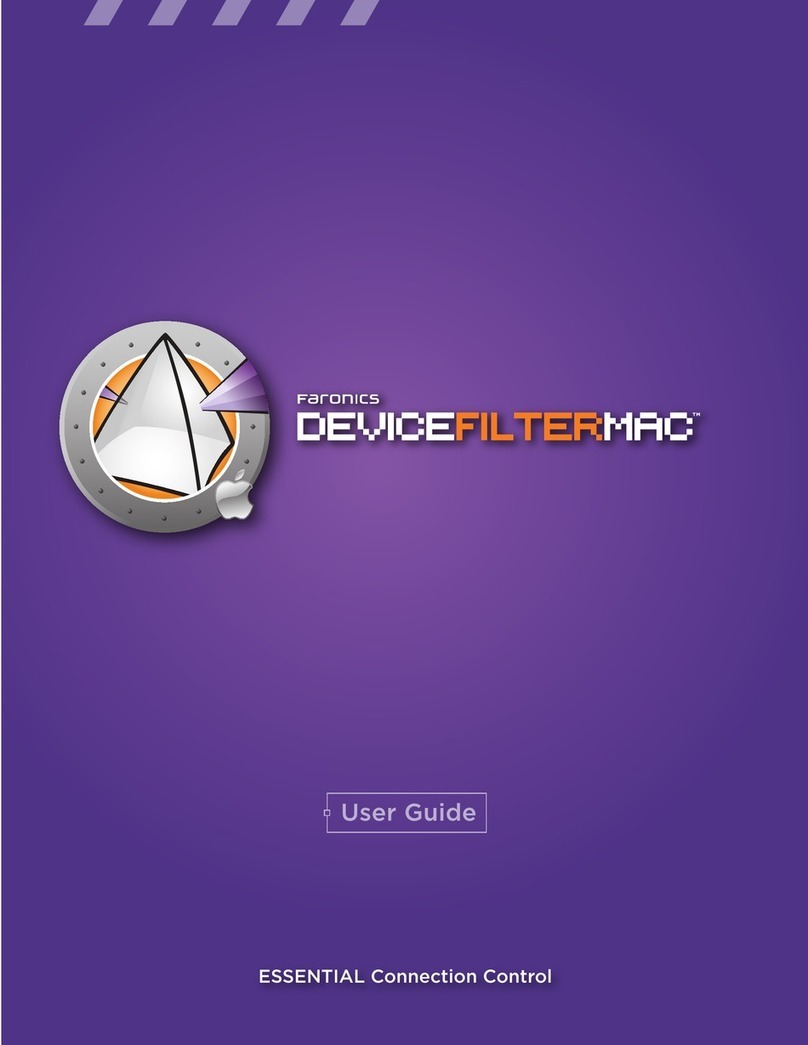 FARONICS DEVICE FILTER MAC Bedienungsanleitung