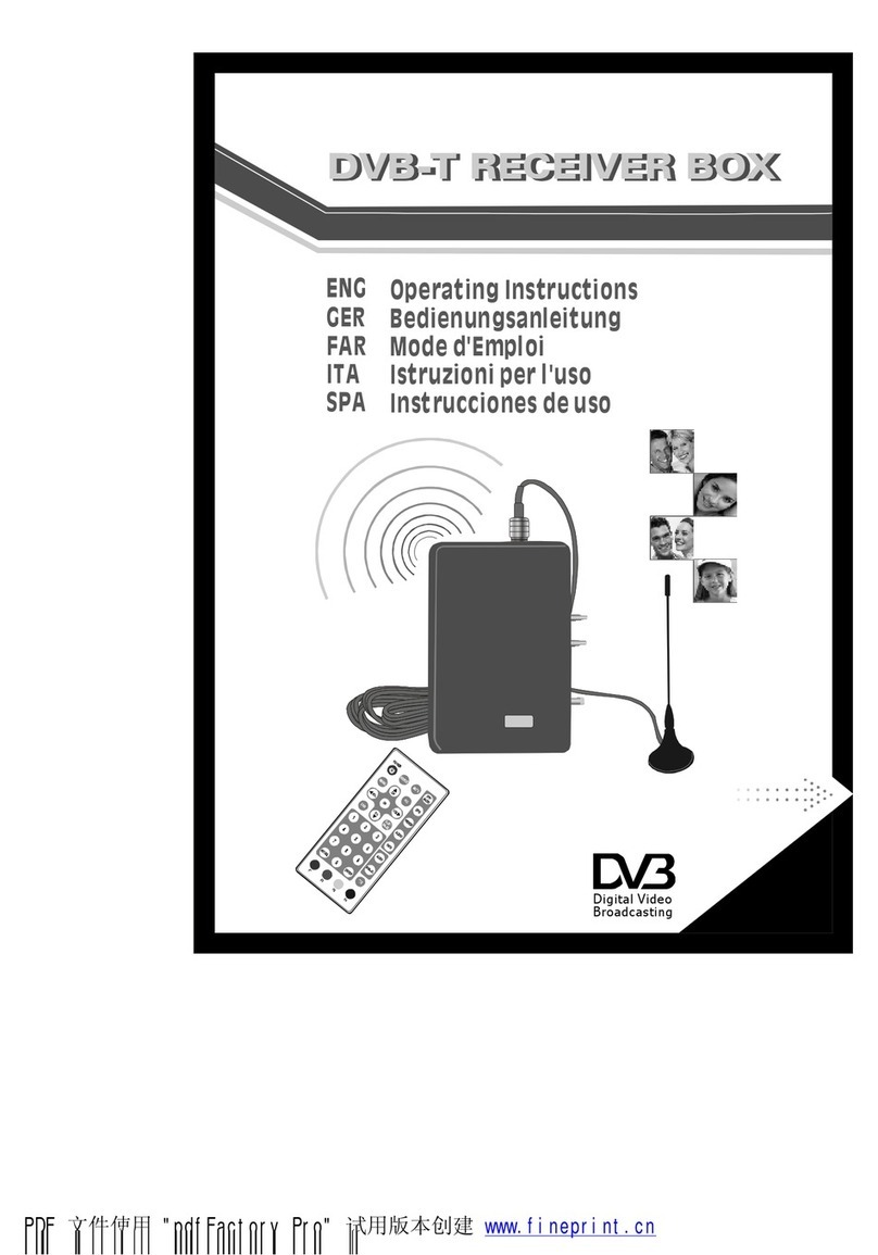NextBase DVB-T Bedienungsanleitung