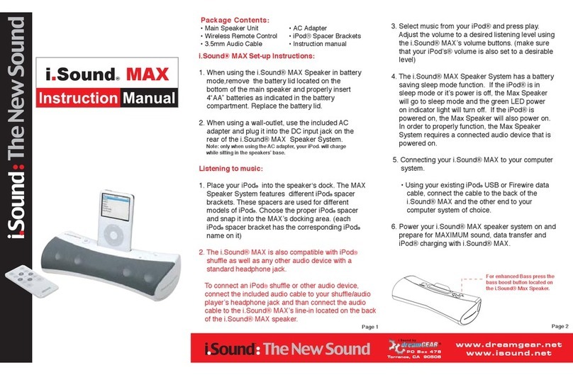 I.SOUND MAX Bedienungsanleitung