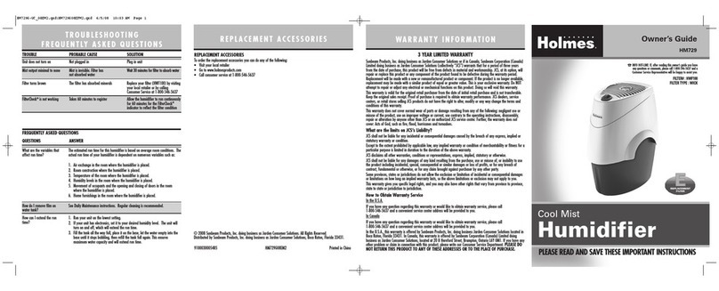 Holmes HM729 Bedienungsanleitung