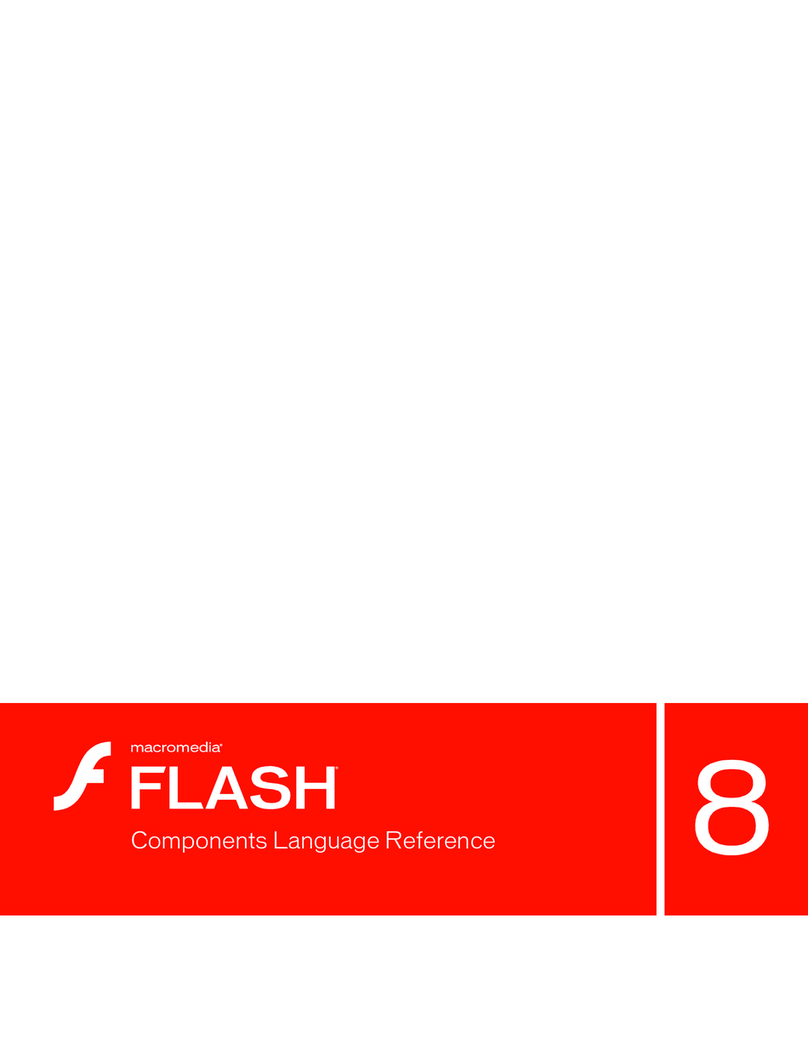 MACROMEDIA FLASH 8-COMPONENTS LANGUAGE Service-Handbuch MACROMEDIA FLASH 8-COMPONENTS LANGUAGE Service-Handbuch