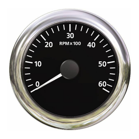 VDO VIEWLINE TACHOMETER WITHOUT LCD Bedienungsanleitung