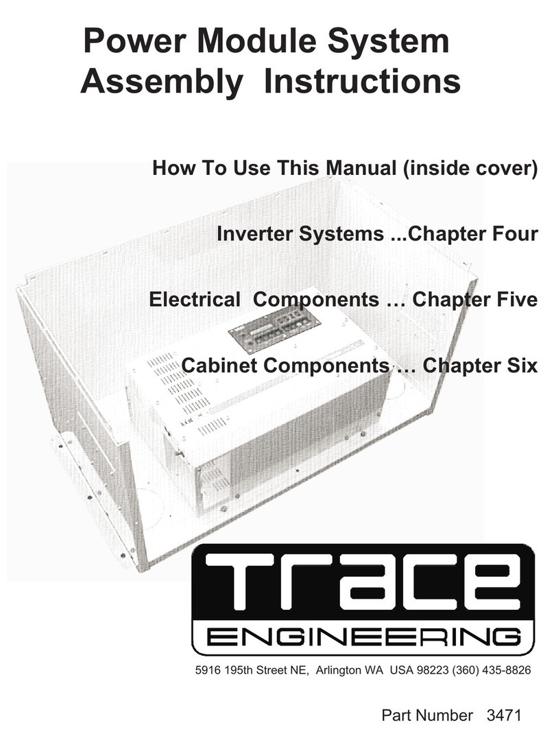 Trace Engineering POWER MODULE SYSTEM Bedienungsanleitung