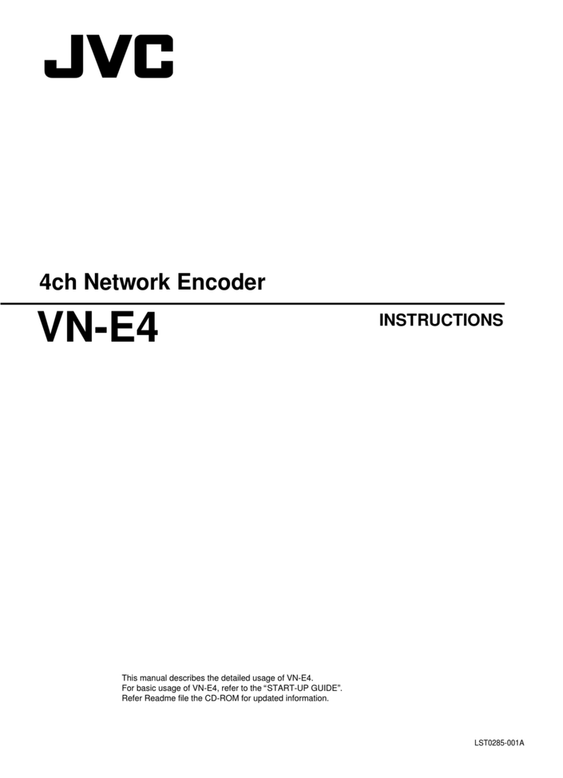 JVC VN-E4U - 4 Channel Network Encoder Bedienungsanleitung