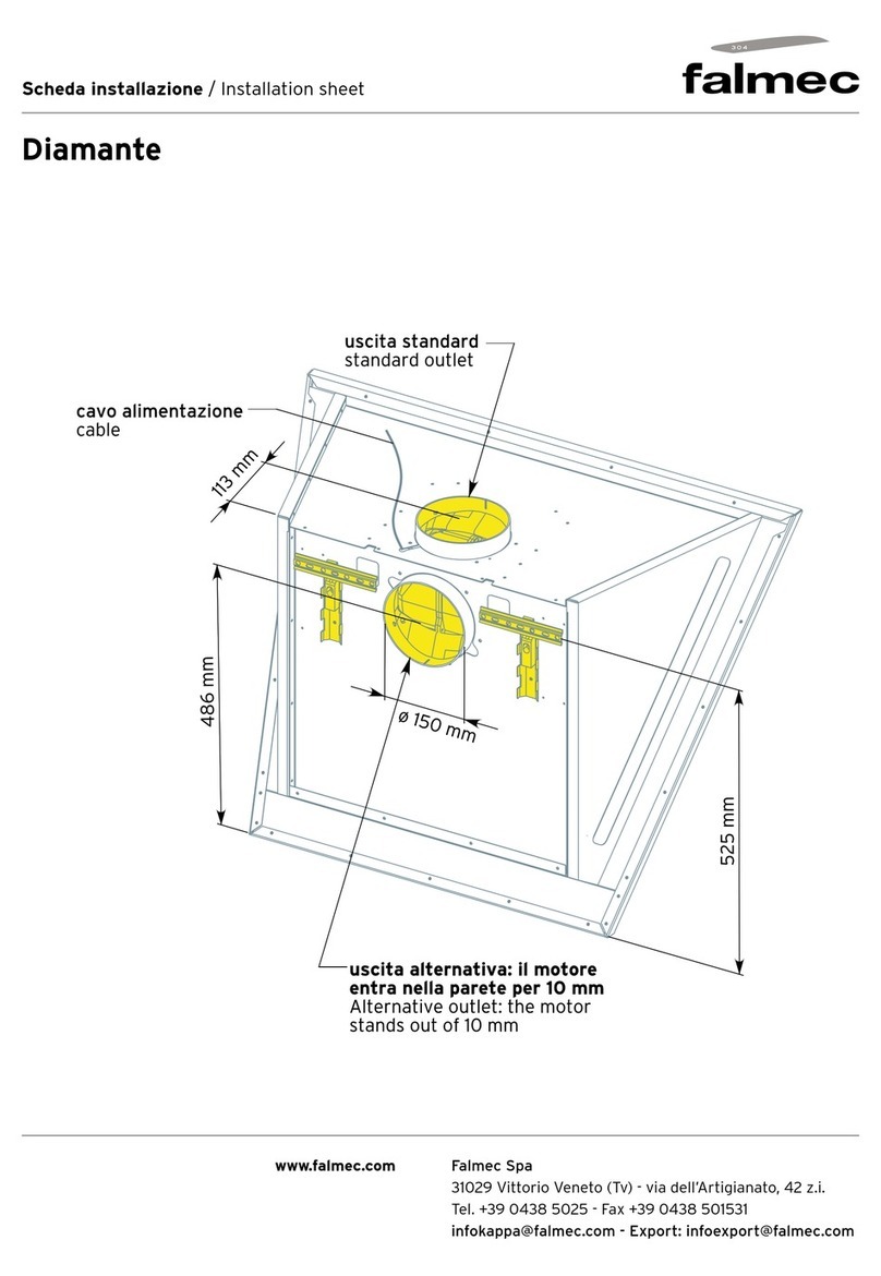 FALMEC DIAMANTE Montageanleitung