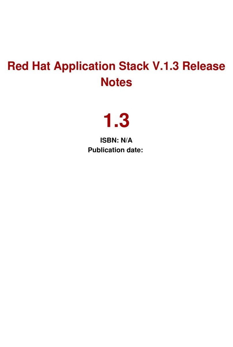 Red Hat APPLICATION STACK 1.3 RELEASE Bedienungsanleitung