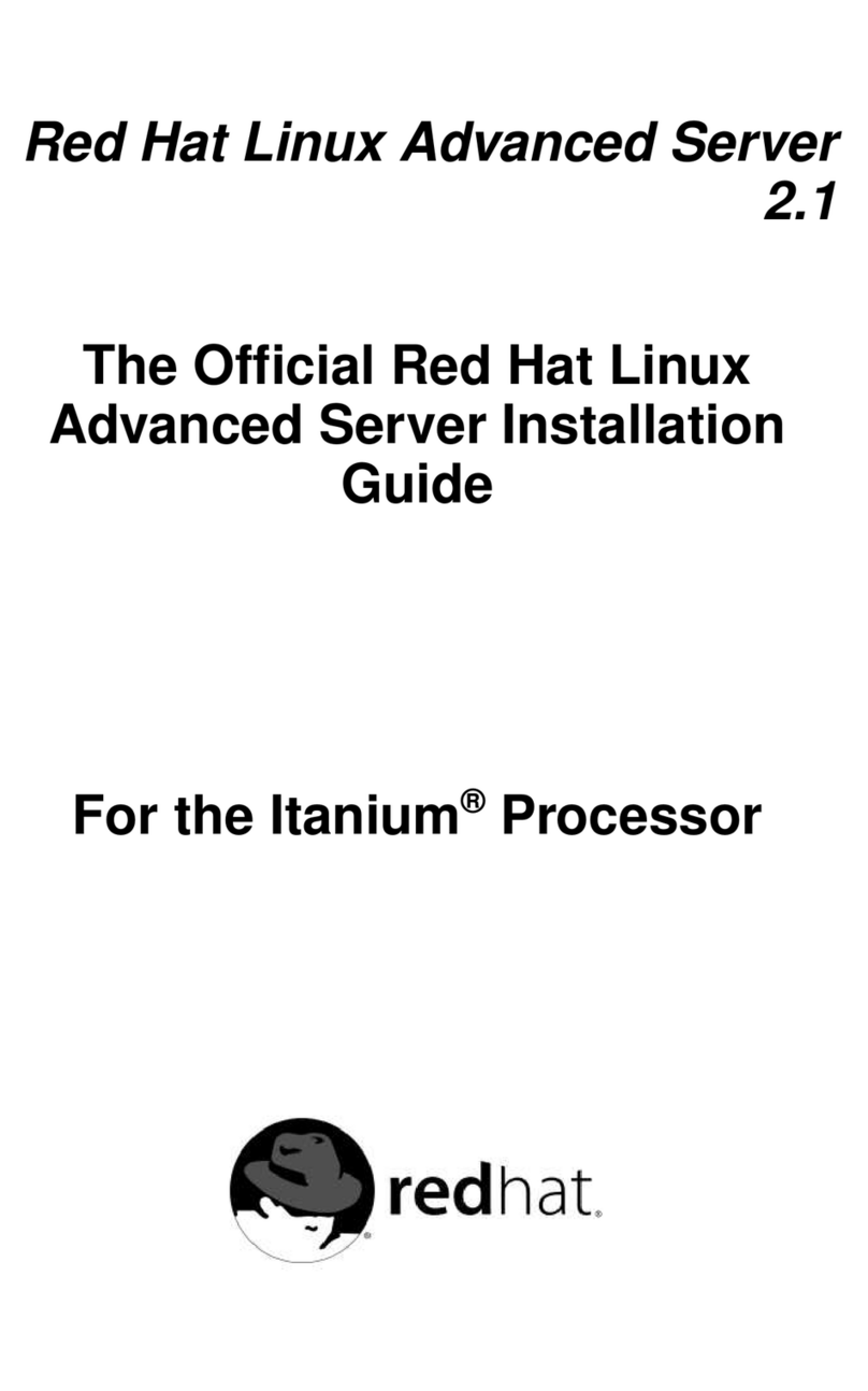 Red Hat LINUX ADVANCED SERVER 2.1 - Bedienungsanleitung