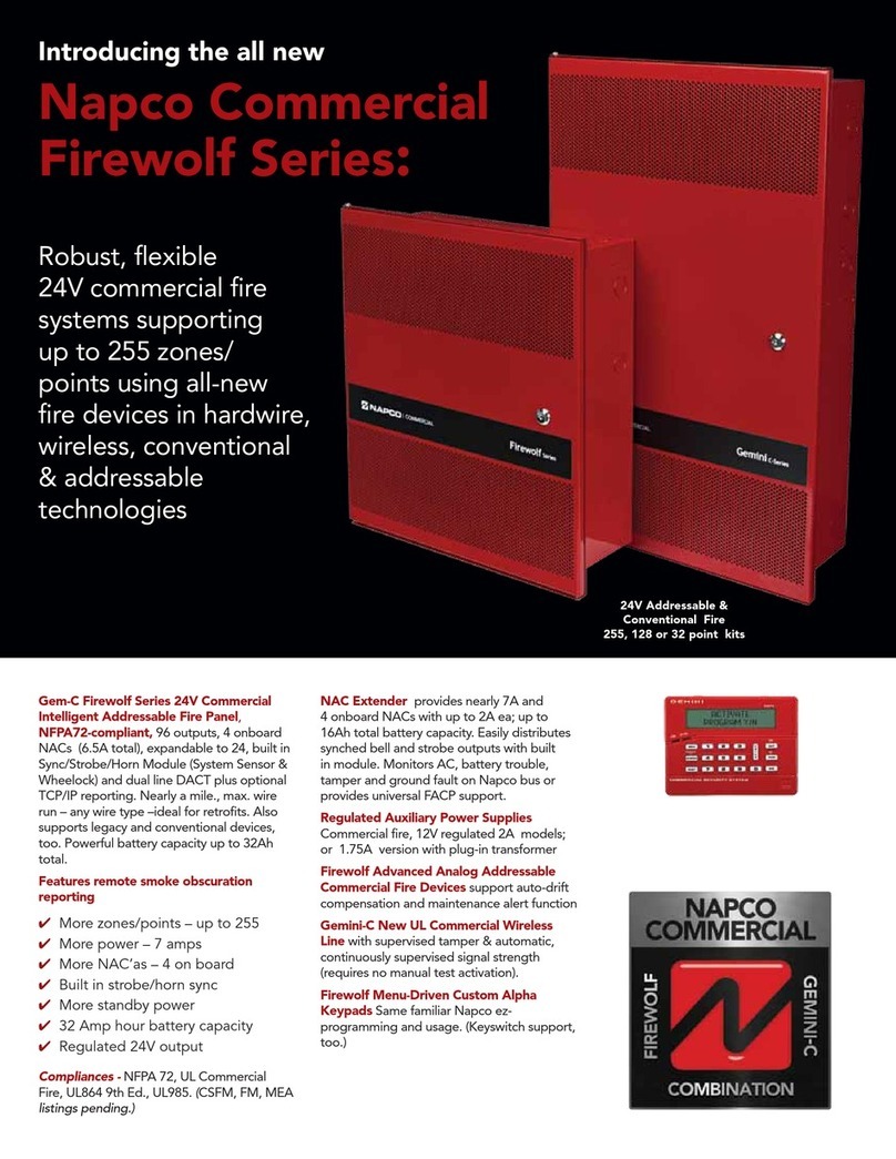 NAPCO FIREWOLF Bedienungsanleitung