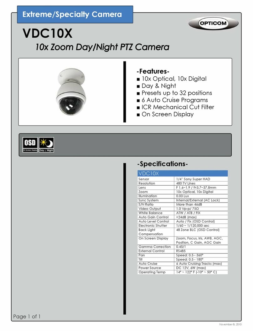 OPTICOM VDC10X - DATA Bedienungsanleitung OPTICOM VDC10X - DATA Bedienungsanleitung