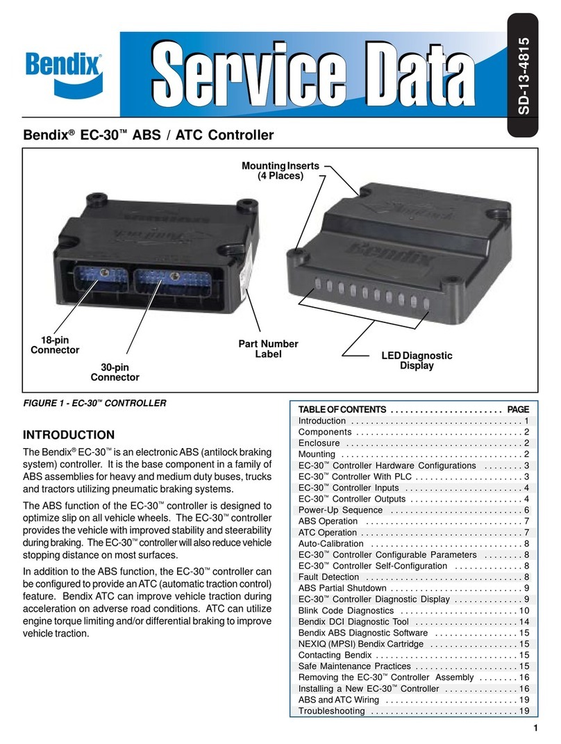 BENDIX EC-30 ABS-ATC CONTROLLER Bedienungsanleitung