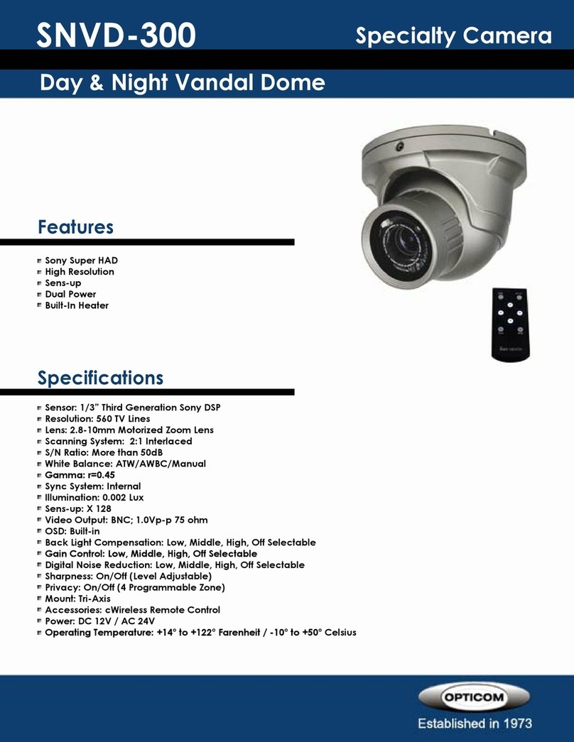 OPTICOM SNVD-300 -  DATA Bedienungsanleitung